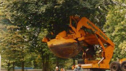 Ein Baum musste bei den Sanierungsarbeiten umgepflanzt werden. Foto: Stadtwerke