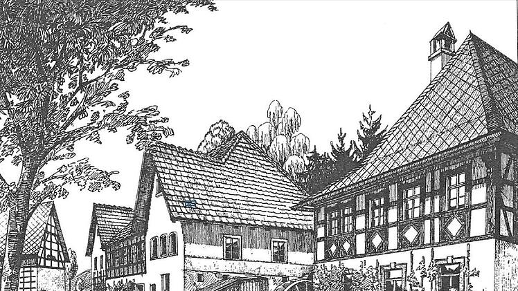 Die Mühle von Burggrub  Repro: Dieter Zöberlein