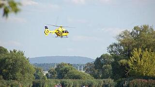 Riskantes Baden im Fluss