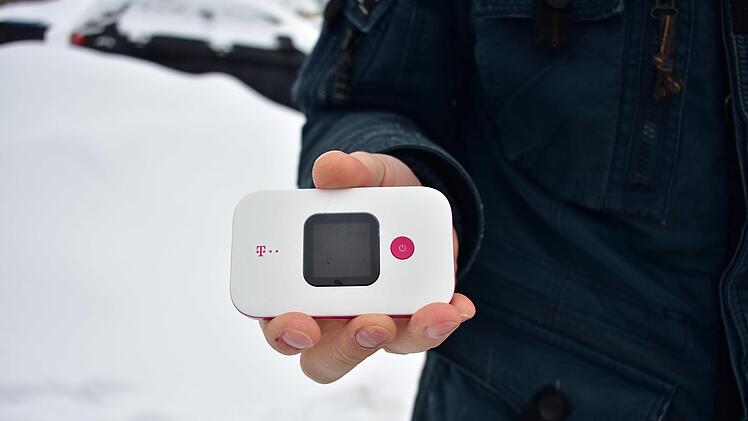 Ein Mobiler Router soll als Ersatz dienen. Foto: Petra Malbrich