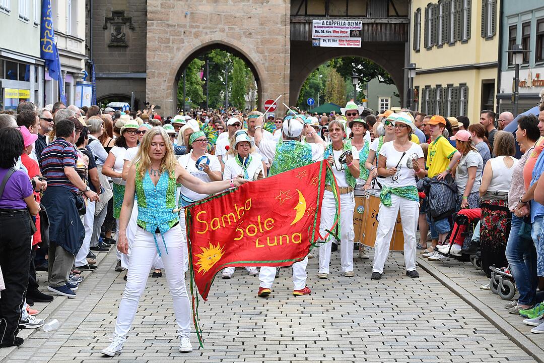 Umzug beim Samba-Festival in Coburg