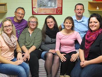 Die Mitglieder des neuen Elternbeirates des Kindergartens St. Josef: Monika Hauke, Adam Loza, Silvia Müller, Magdalena Chaladyn, Kristina Frikel, Andreas Schmid und Tina Abersfelder. Foto: Helmut Raab