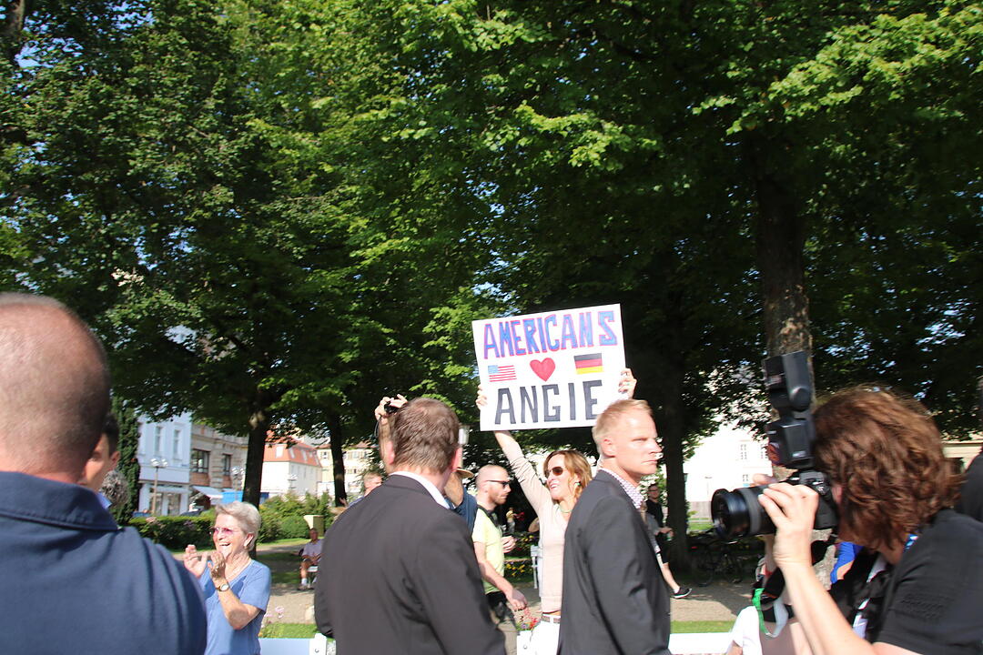 Angela Merkel zu Besuch in Bad Kissingen