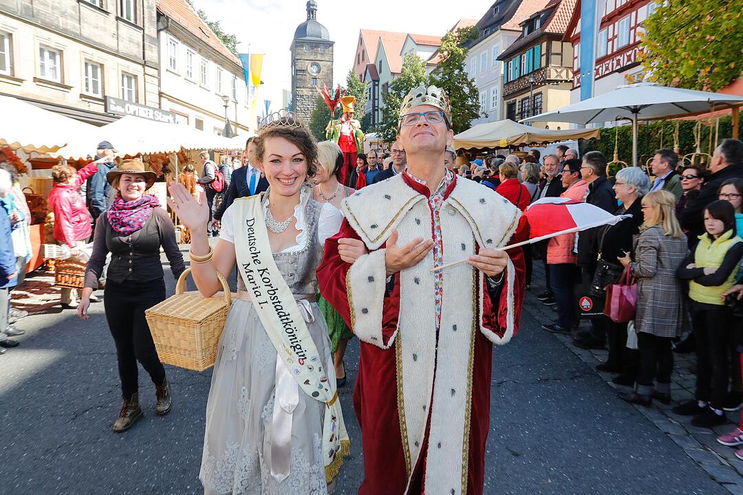 Korbmarkt in Lichtenfels am Samstag