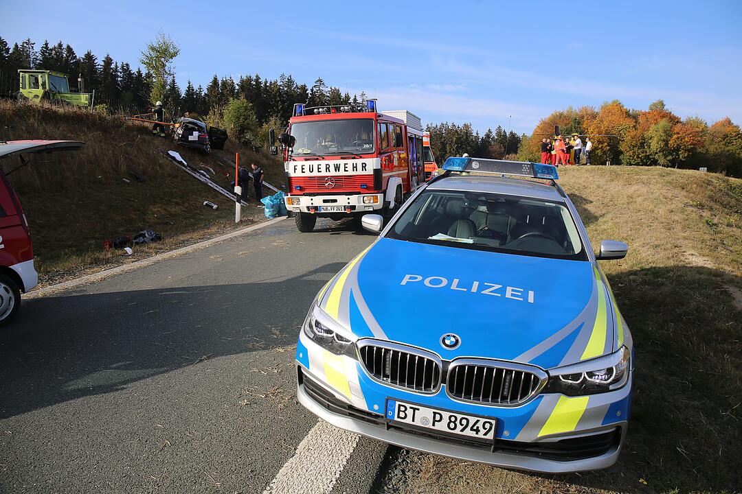 Tödlicher Unfall im Kreis Hof: Mehrmals auf A9 überschlagen