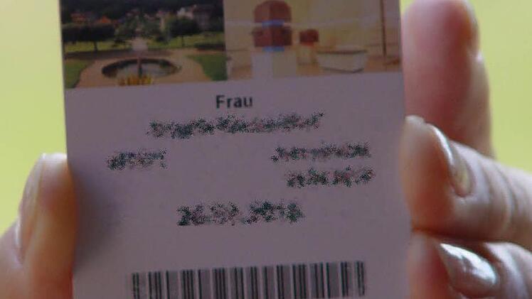 Die Jahreskarte der Bad Brückenauer Staatsbad GmbH für Einheimische. Foto: Kempe-Wolf