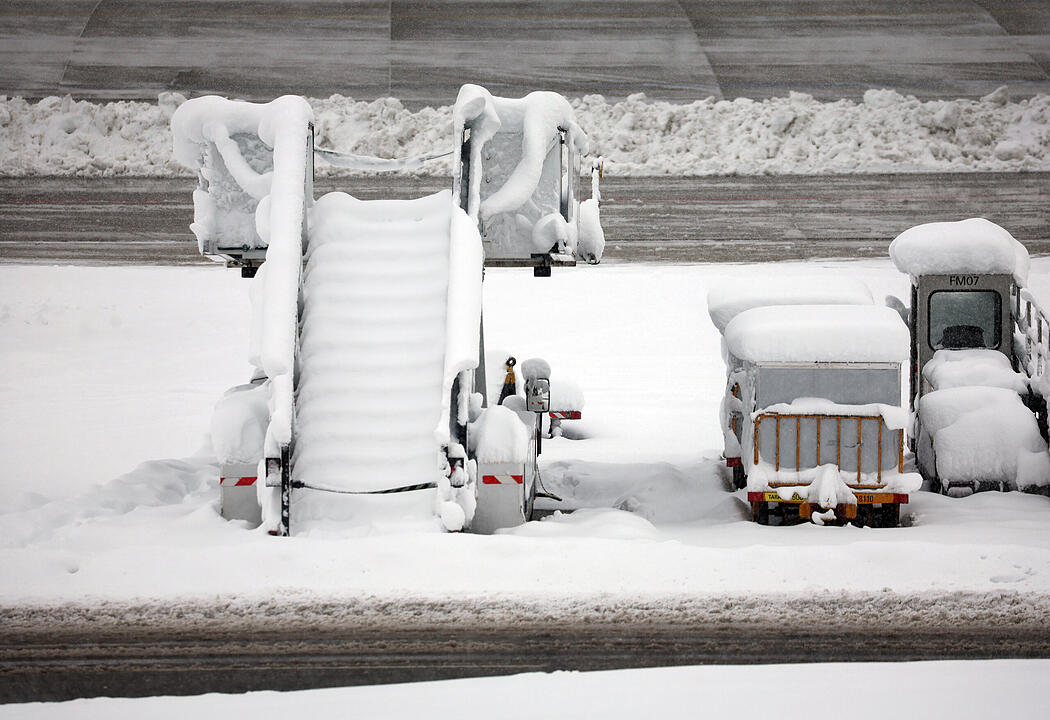 Wintereinbruch in Süddeutschland - München