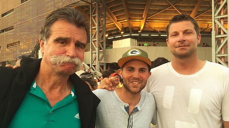 Johannes Wolf mit Sportprominnenz.  Foto: Johannes Wolf