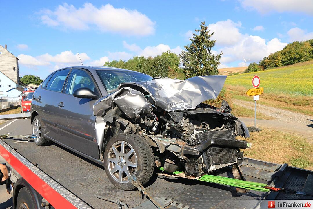 Unfall auf der B26 bei Gädheim