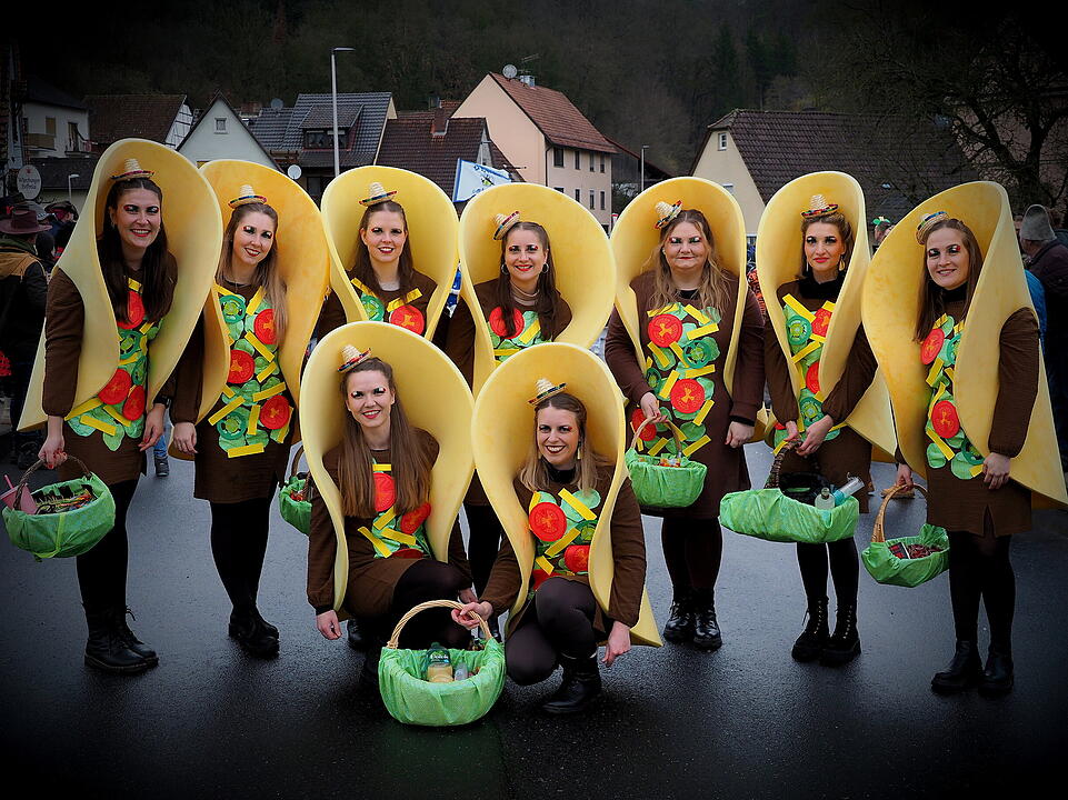 Beste Faschingslaune in Aura/Saale