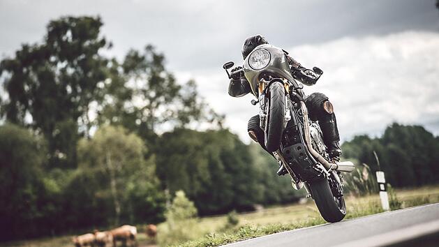Wheelie, Motorrad