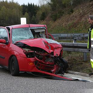 Geisterfahrer-Unfall auf der A73