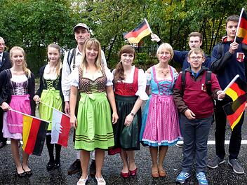 Auch beim Festzug zum 75. Stadtjubiläum repräsentierten die Musiker Höchstadt. Foto: privat