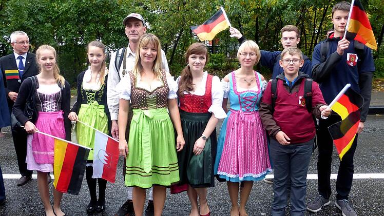 Auch beim Festzug zum 75. Stadtjubiläum repräsentierten die Musiker Höchstadt. Foto: privat
