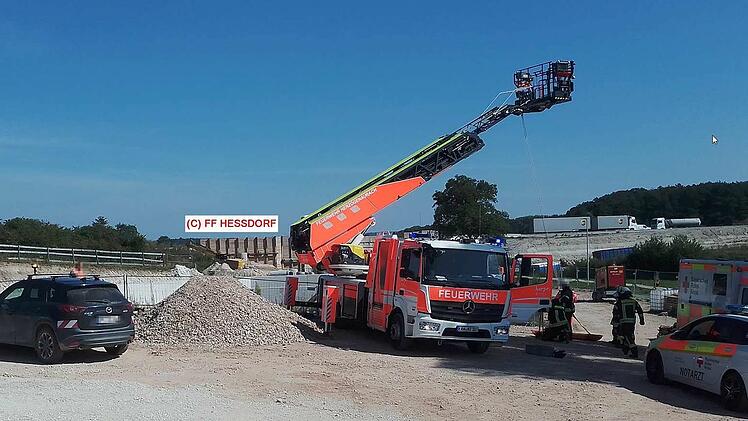 Arbeitsunfall bei Heßdorf