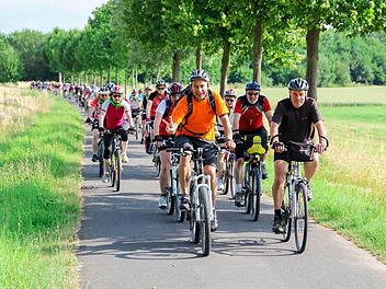 Die Burkardrother Wallfahrer waren mit dem Fahrrad unterwegs nach Fulda. Foto: Daniel Wehner