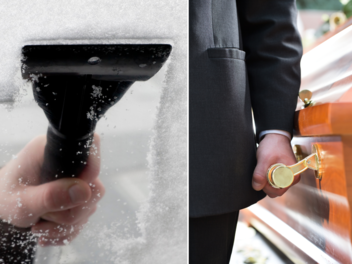 Bestattungen Wien hat schwarzen Humor - makabere Produkte in Museums-Shop Bestattungen Wien hat schwarzen Humor - makabere Produkte in Museums-Shop