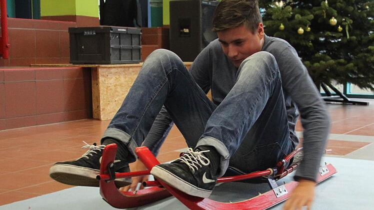 Lucas Dütsch beim Trainieren