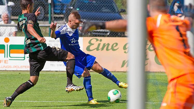 Frohnlachs Neuzugang Ali Civelek erzielte im ersten Heimspiel gegen Eltersdorf gleich sein erstes Tor. Am Sonntag will er wieder treffen.