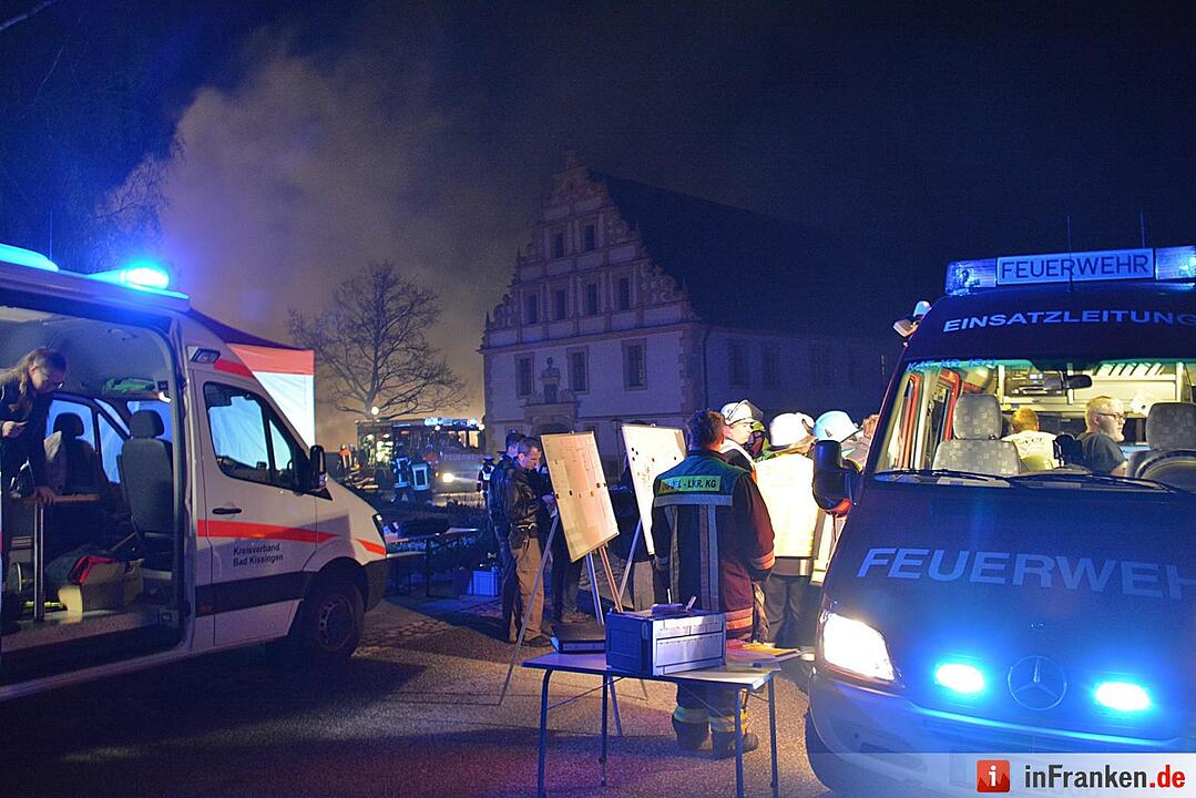 Brand im Kloster Maria Bildhausen