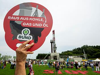Demonstration gegen Gasbohrung