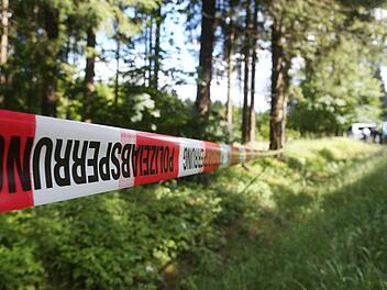 Am Samstagmittag machten Jäger im Kreis Kulmbach eine grausige Entdeckung. In einem Waldstück bei Veitlahm (Mainleus) lag eine skelettierte Leiche. Symbolfoto: Bodo Schackow/dpa