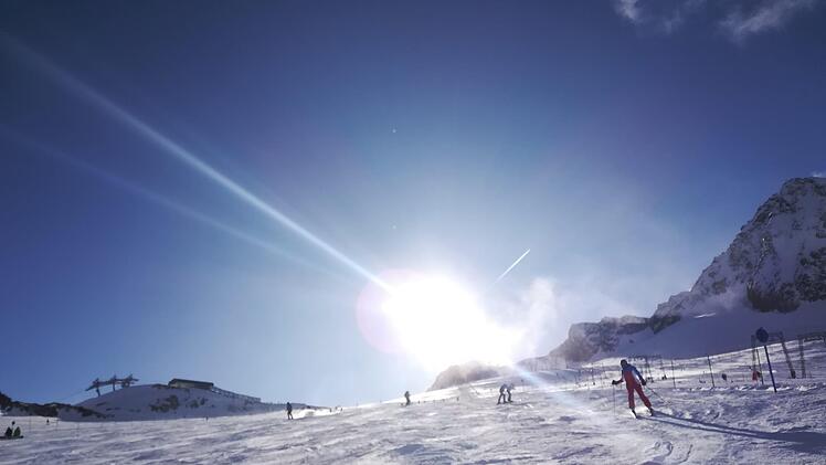 Guter Schnee und herrliches Wetter herrschten heuer im Stubaital. Detlef Draga