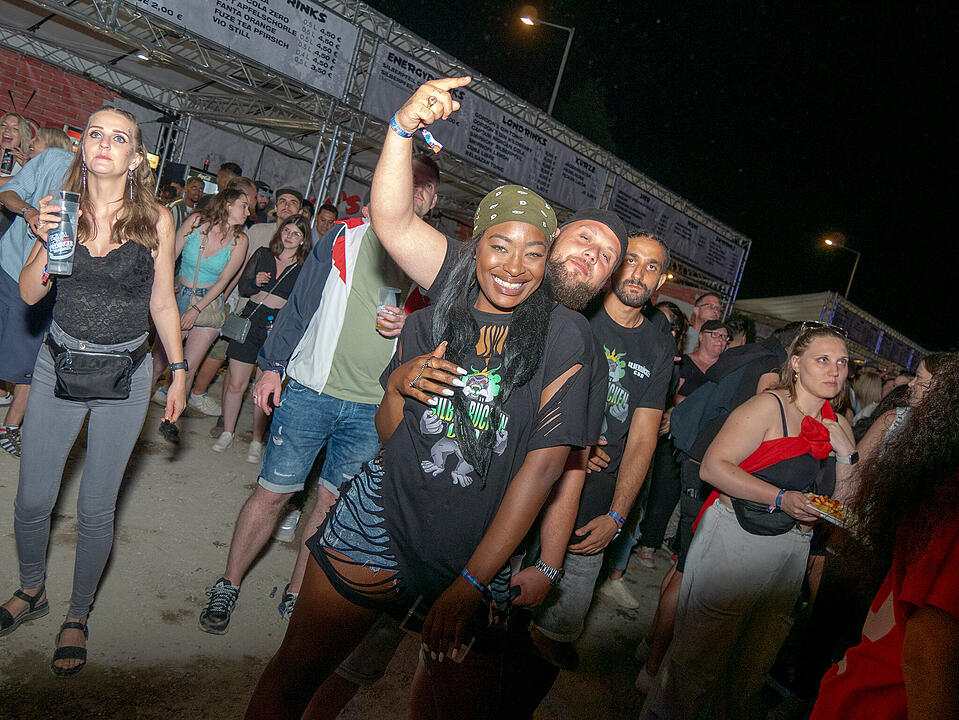 Beste Stimmung herrschte beim größten HipHop Open Air in Nordbayern!