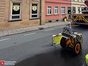Starke Rauchentwicklung in Bamberger Innenstadt - Feuerwehr alarmiert