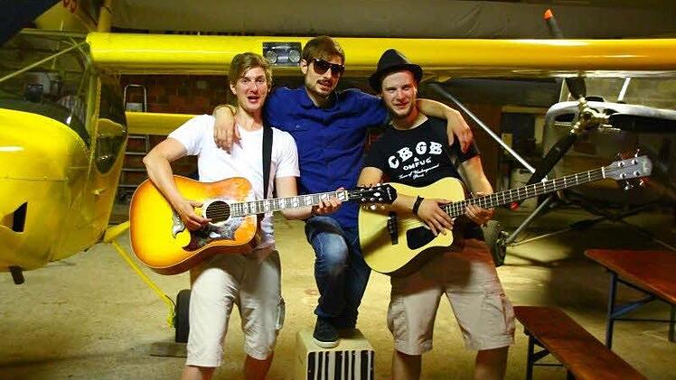 Die Untermerzbacher Band "Lord Locksmith" sorgt im Pizzablitz für gute Stimmung. Foto: privat