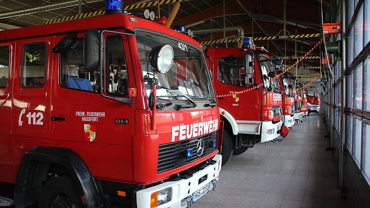 Der Fuhrpark der Feuerwehr Haßfurt zählt zu den größten im Landkreis Haßberge.
