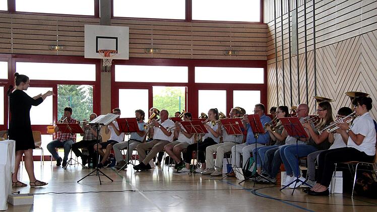 Der Posaunenchor unter Leitung von Katrin Schmerler umrahmte das Jubiläum.  Foto: Richard Sänger