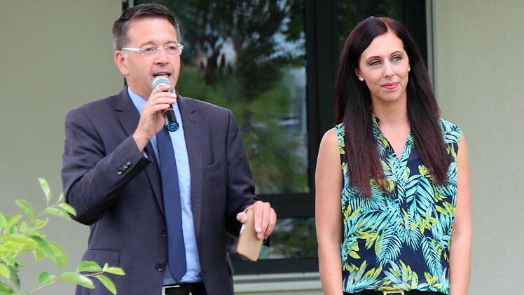 Begrüßung durch Karsten Fischkal und Sabrina Lang Foto: Johanna Blum