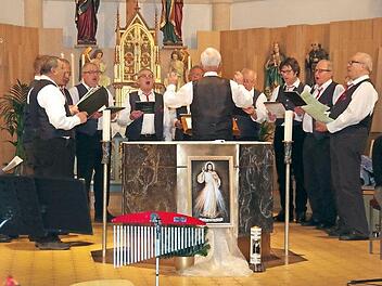 Der Männerchor Cäcilia Wilhelmsthal Foto: Heike Schülein/Archiv