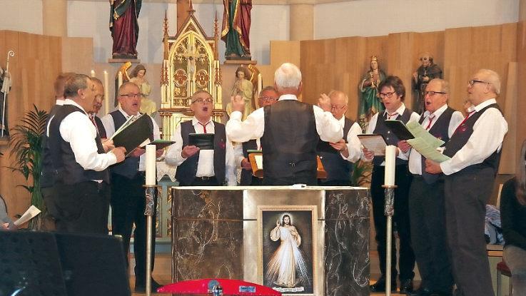 Der Männerchor Cäcilia Wilhelmsthal Foto: Heike Schülein/Archiv