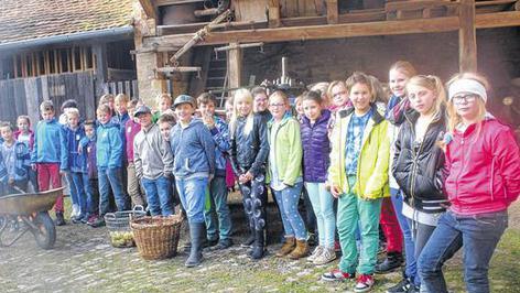 Apfelsaft selbst gekeltert