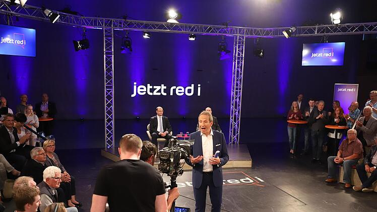 Die Fernsehsendung "Jetzt red i" war zu Gast in Kronach. Foto: Marian Hamacher