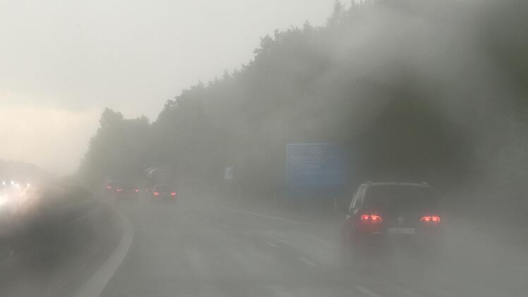 Unwetter in Bayern