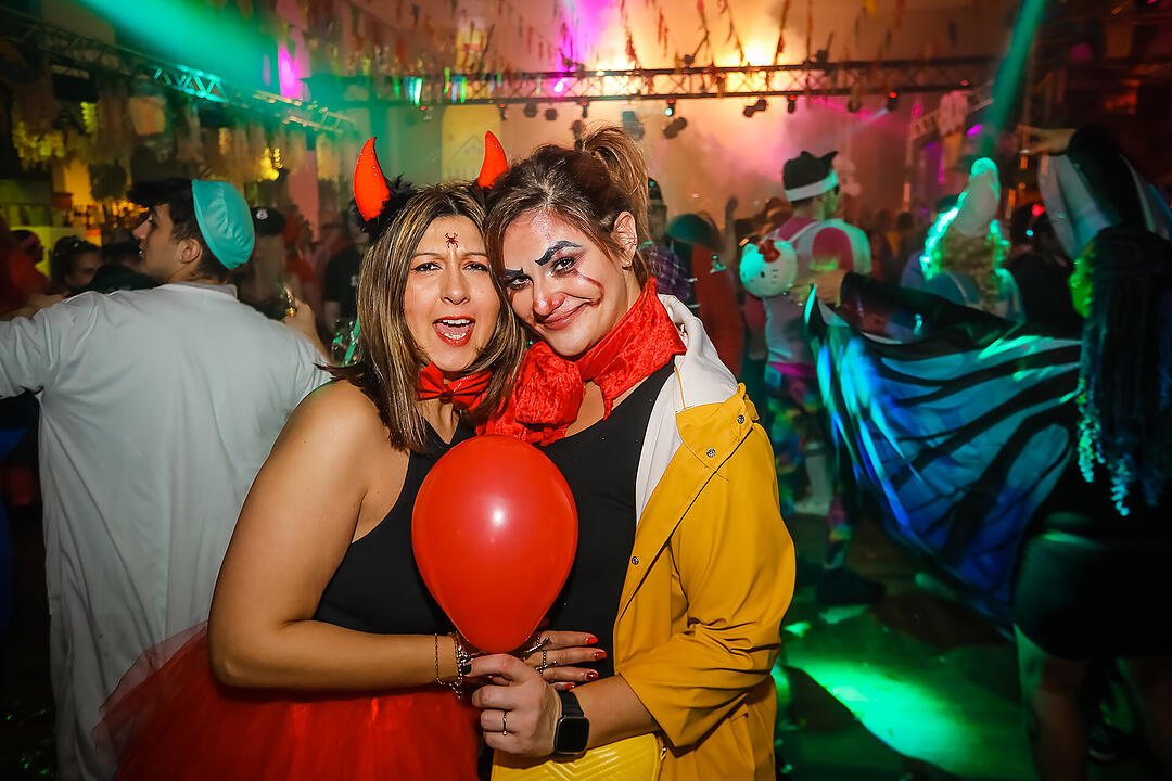 Beste Partystimmung in der Stadthalle