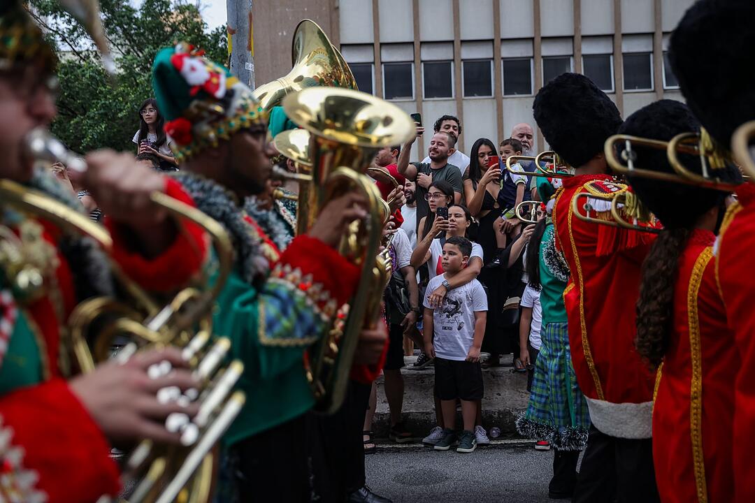 Weihnachtsparade in Sao Paulo