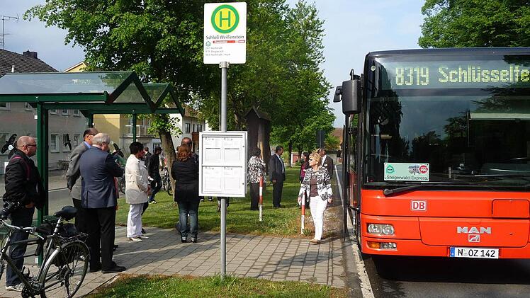 Der Steigerwald-Express auf Tour.  Archivbild: privat