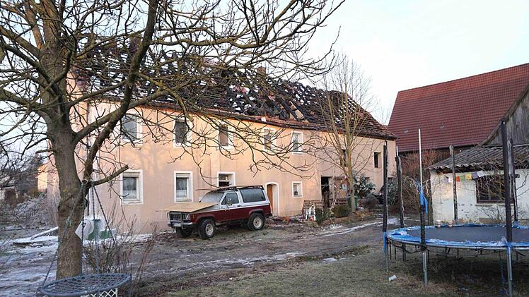 Am Tag nach dem Brand