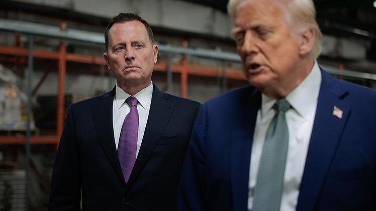 US-Top-Diplomat Richard Grenell (links) wirft Elmar Theveßen vor, zu "Gewalt gegen Andersdenkende" aufzurufen.