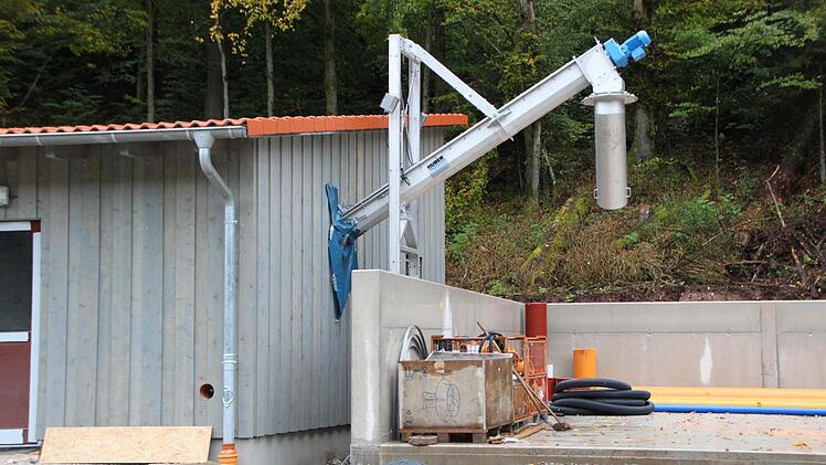 Das ist die Schlammpresse. Noch wird sie nicht gebraucht.