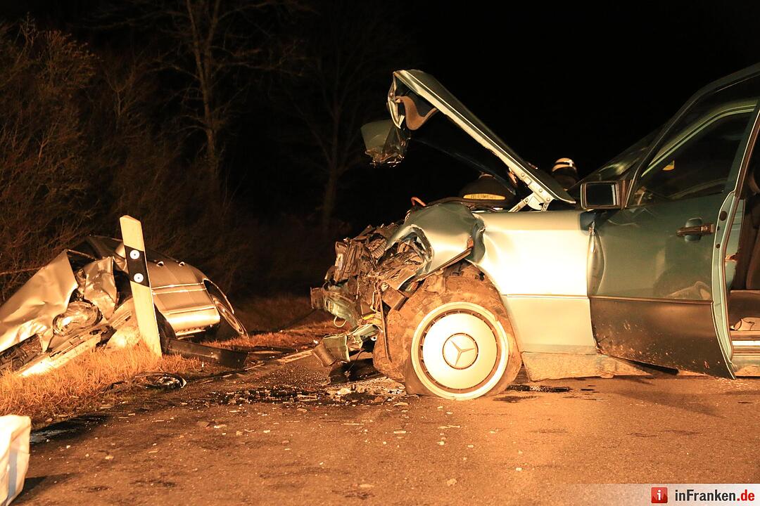 Kollision bei Ebrach: Zwei Verletzte
