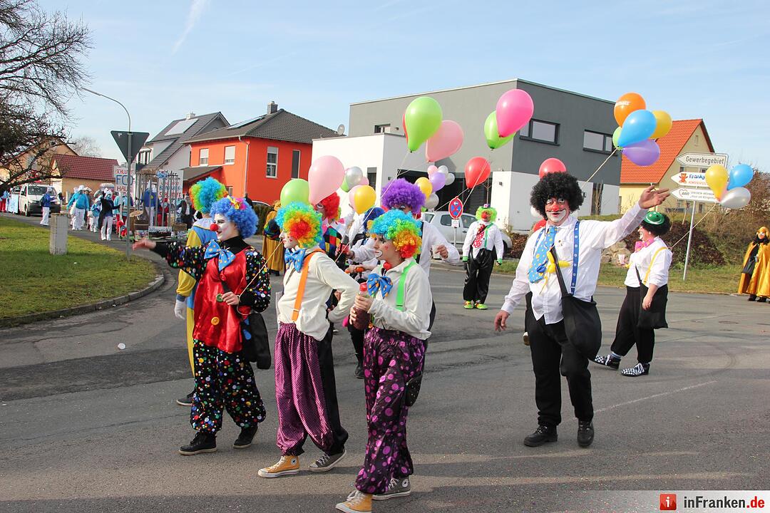 Faschingszug Oberhaid 2016