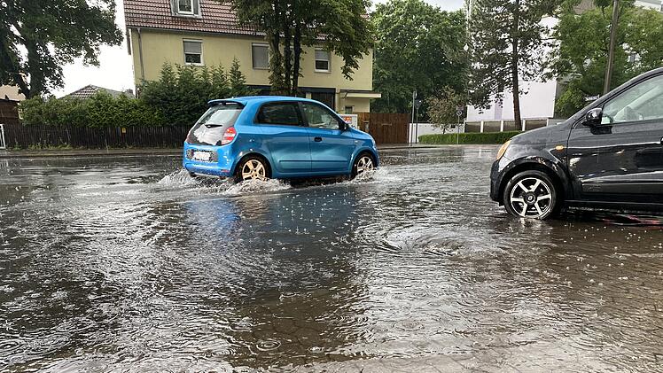 Starker Regen in Nürnberg