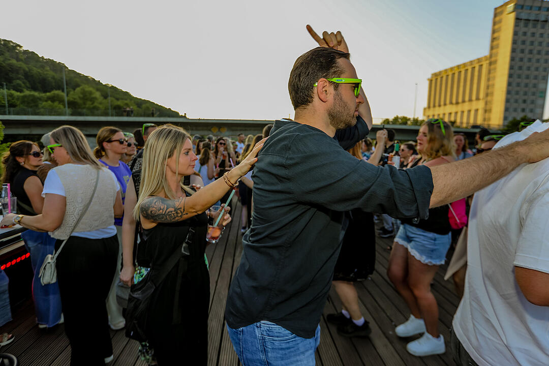 Auf drei Decks wurde richtig gefeiert!