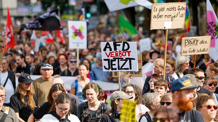 Demonstration gegen die AfD in D&uuml;sseldorf