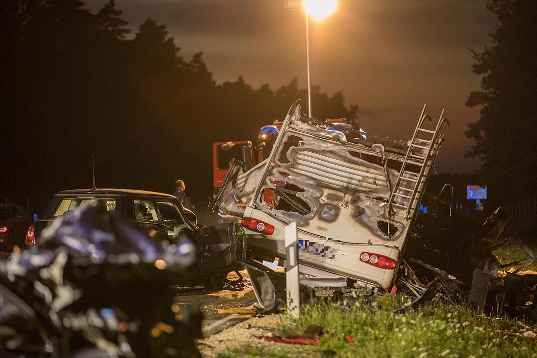 Schwerer Unfall bei Pleinfeld im Kreis Weißenburg-Gunzenhausen